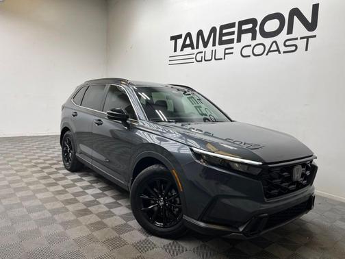Gray 2025 Honda CR-V Hybrid Sport-L