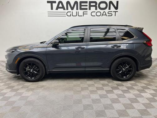 Gray 2025 Honda CR-V Hybrid Sport-L