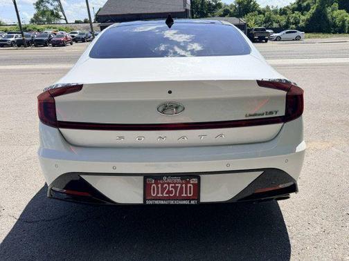 White 2021 Hyundai SONATA Limited