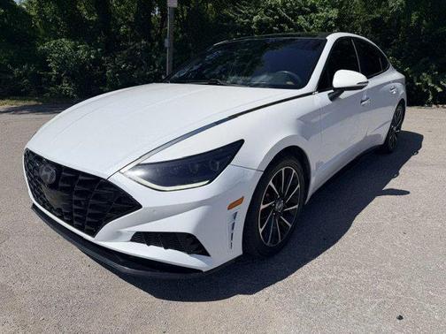 White 2021 Hyundai SONATA Limited