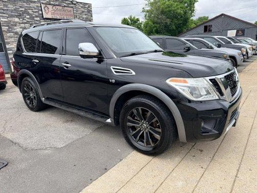 Black 2018 Nissan Armada Platinum