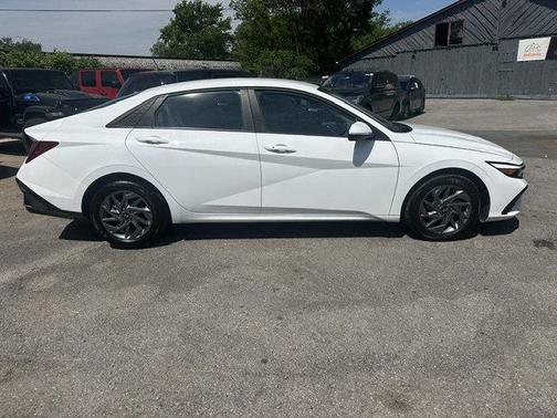 White 2024 Hyundai ELANTRA SEL