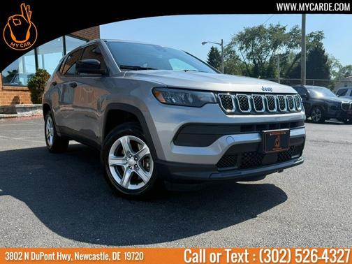 Billet Silver Metallic Clearcoat 2023 Jeep Compass Sport