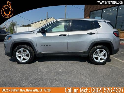 Billet Silver Metallic Clearcoat 2023 Jeep Compass Sport