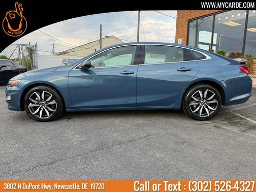 Lakeshore Blue Metallic 2024 Chevrolet Malibu RS