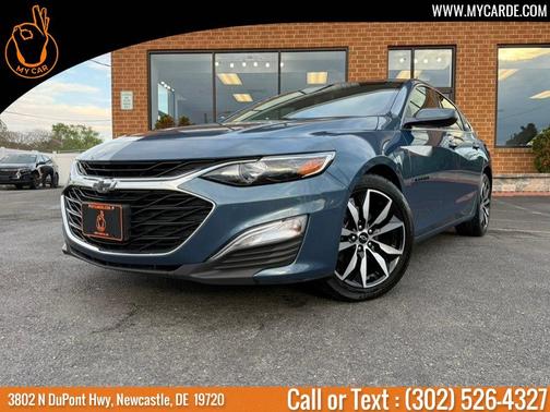 Lakeshore Blue Metallic 2024 Chevrolet Malibu RS