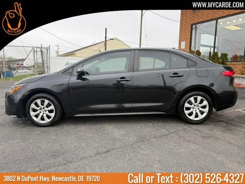 Black Sand Pearl 2021 Toyota Corolla LE