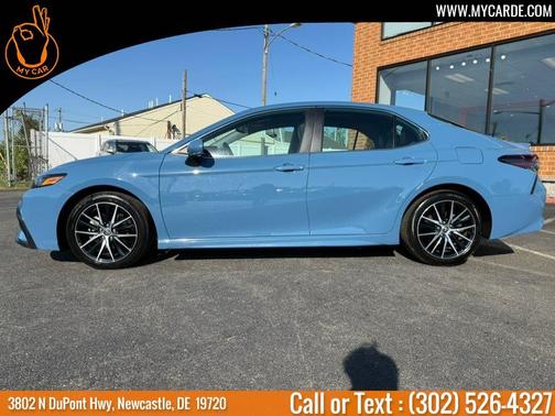 Blue 2024 Toyota Camry SE