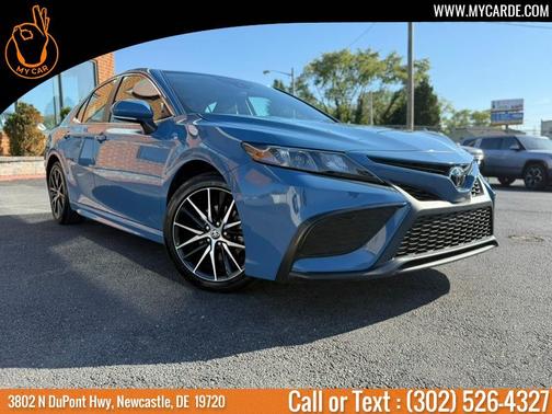 Blue 2024 Toyota Camry SE