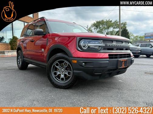 Red Metallic 2021 Ford Bronco Sport Big Bend