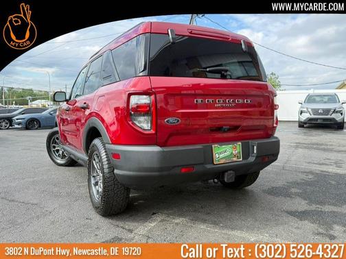 Red Metallic 2021 Ford Bronco Sport Big Bend