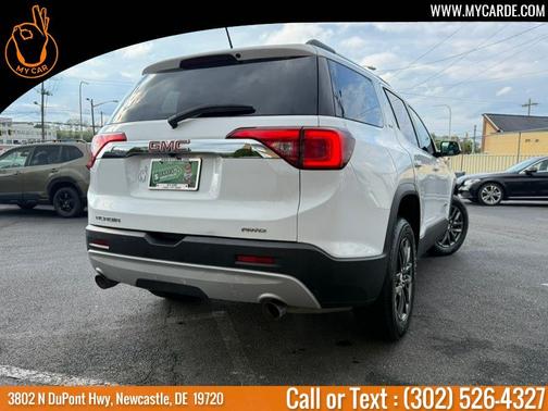 Summit White 2018 GMC Acadia SLT-1