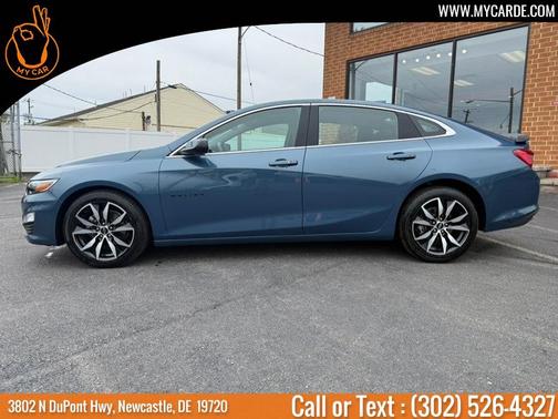 Lakeshore Blue Metallic 2024 Chevrolet Malibu RS
