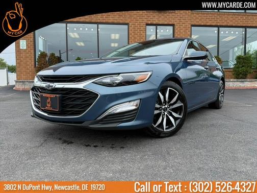 Lakeshore Blue Metallic 2024 Chevrolet Malibu RS