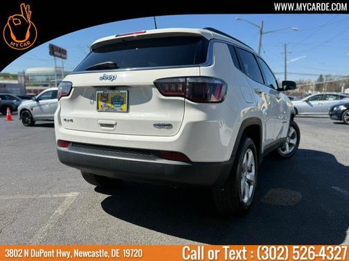 White Clearcoat 2020 Jeep Compass Latitude