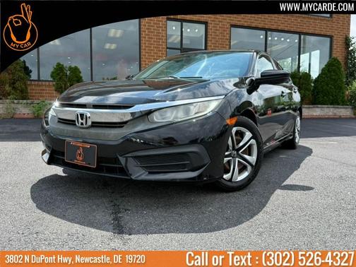 Crystal Black Pearl 2017 Honda Civic LX