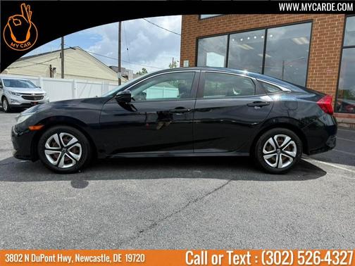 Crystal Black Pearl 2017 Honda Civic LX