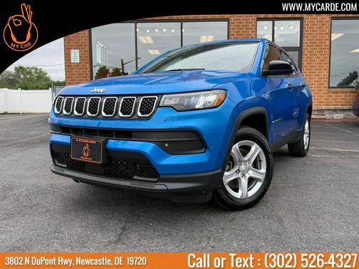 Laser Blue 2023 Jeep Compass Sport