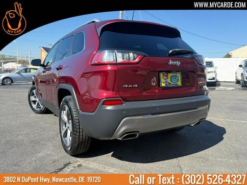 Velvet Red Pearlcoat 2019 Jeep Cherokee Limited