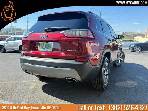 Velvet Red Pearlcoat 2019 Jeep Cherokee Limited