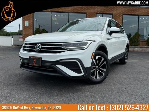 Pure White 2024 Volkswagen Tiguan 2.0T S