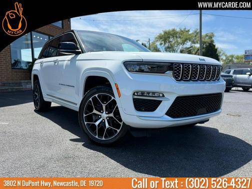 Bright White Clearcoat 2022 Jeep Grand Cherokee 4xe Summit