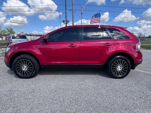 Red 2010 Ford Edge SEL