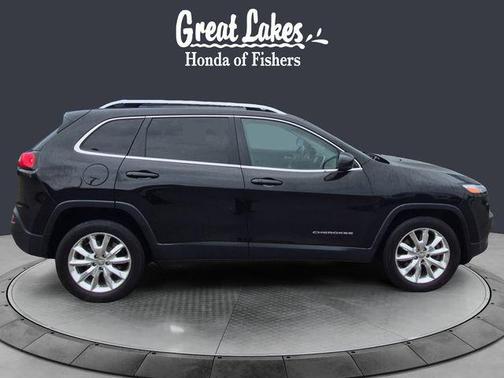 Brilliant Black Crystal Pearlcoat 2015 Jeep Cherokee Limited