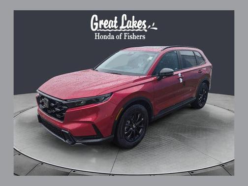 Radiant Red Metallic 2026 Honda CR-V Hybrid Sport-L FWD