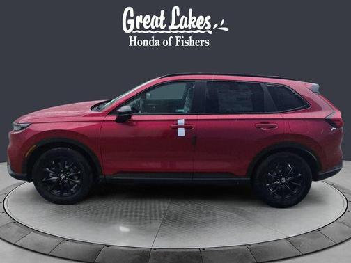 Radiant Red Metallic 2026 Honda CR-V Hybrid Sport-L FWD