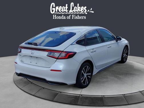 Platinum White Pearl 2024 Honda Civic LX