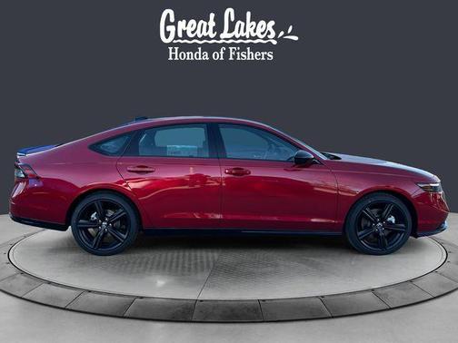 Radiant Red Metallic 2026 Honda Accord Hybrid Sport-L