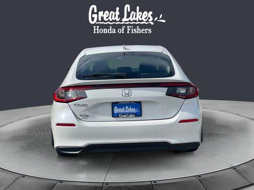 Platinum White Pearl 2024 Honda Civic LX