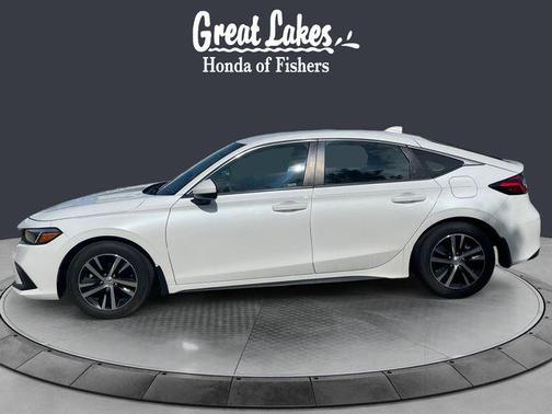 Platinum White Pearl 2024 Honda Civic LX