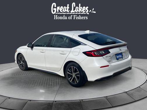 Platinum White Pearl 2024 Honda Civic LX
