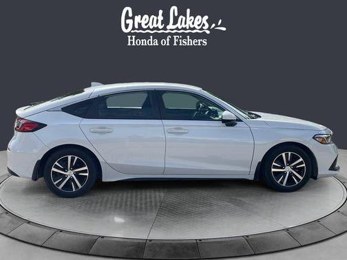 Platinum White Pearl 2024 Honda Civic LX