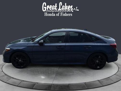 Blue Lagoon Pearl 2025 Honda Civic Hybrid Sport