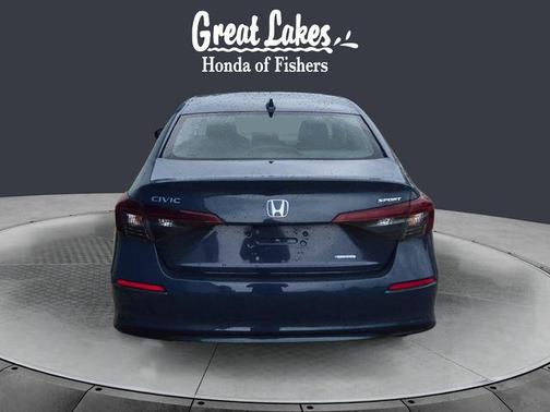 Blue Lagoon Pearl 2025 Honda Civic Hybrid Sport