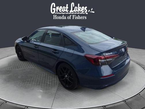 Blue Lagoon Pearl 2025 Honda Civic Hybrid Sport