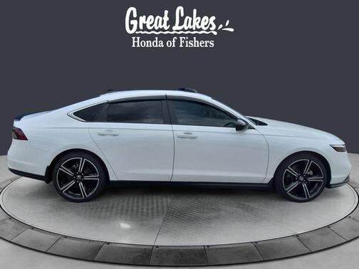 Platinum White Pearl 2025 Honda Accord Hybrid Sport