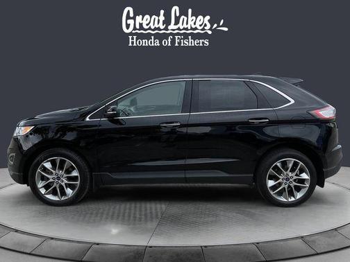 SHADOW BLACK 2017 Ford Edge Titanium
