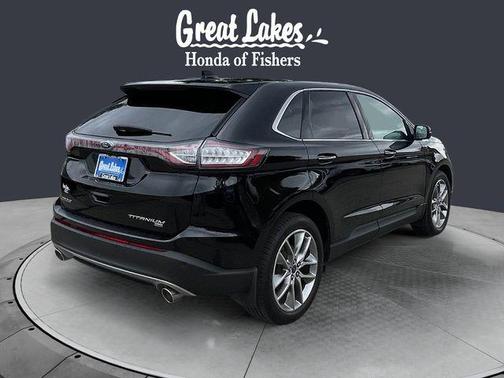 SHADOW BLACK 2017 Ford Edge Titanium