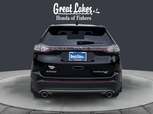 SHADOW BLACK 2017 Ford Edge Titanium