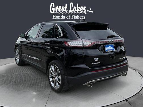 SHADOW BLACK 2017 Ford Edge Titanium