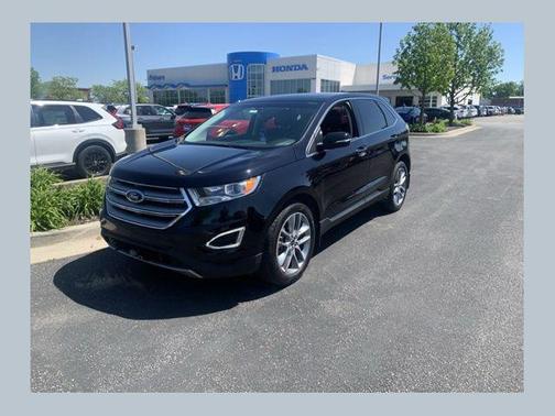 SHADOW BLACK 2017 Ford Edge Titanium