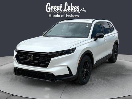 Platinum White Pearl 2026 Honda CR-V Hybrid Sport-L FWD