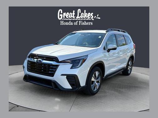 Crystal White Pearl 2023 Subaru Ascent Premium 8-Passenger