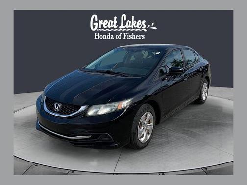 Crystal Black Pearl 2014 Honda Civic LX