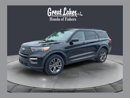 Black Metallic 2022 Ford Explorer XLT