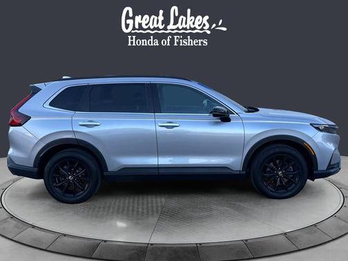 Solar Silver Metallic 2025 Honda CR-V Hybrid Sport AWD